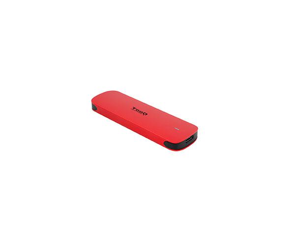Caja externa SSD M.2 NVME PCIe Type-C 3.1 Gen2 / Tooq / Aluminio / Roja / TQE-2201R