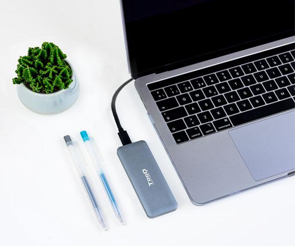 Caja externa SSd M.2 Ngff USB 3.1 Gen1 / Tooq / Gris / TQE-2281G - Imagen 5