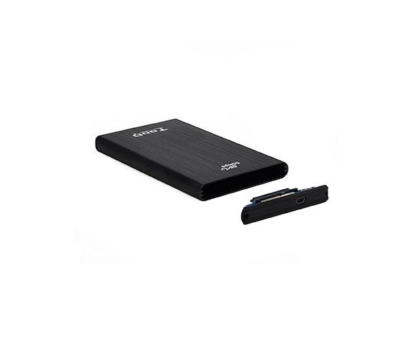 Caja externa aluminio 2.5 USB 3.1 Sata Tooq Negra 9.5mm TQE-2522B - Imagen 2