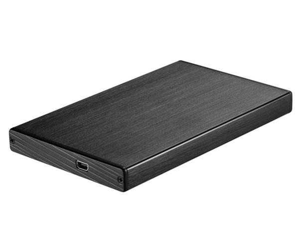 Caja externa aluminio 2.5 USB 3.1 Sata Tooq Negra 9.5mm TQE-2527B