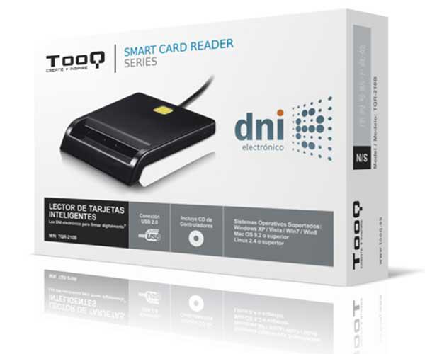 Lector Dni externo Tooq USB 2.0 Negro / Dni 4.0 / TQR-210B - Imagen 2