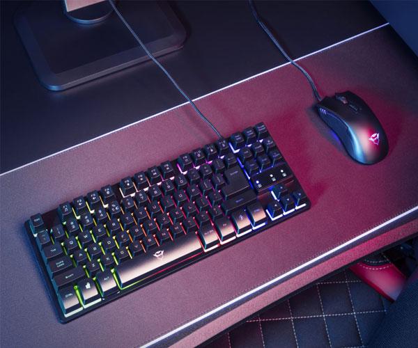 Teclado Trust Gaming Thado Gxt 833 / Metalico TKL / Iluminacion LED / 12 teclas multimedia / Compatible Videoconsolas - Imagen 5