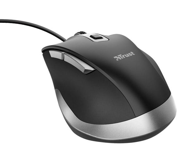 Raton óptico Usb Trust Fyda / Ergonomico / 5000 dpi / 6 Botones / Negro / 24728 - Imagen 5