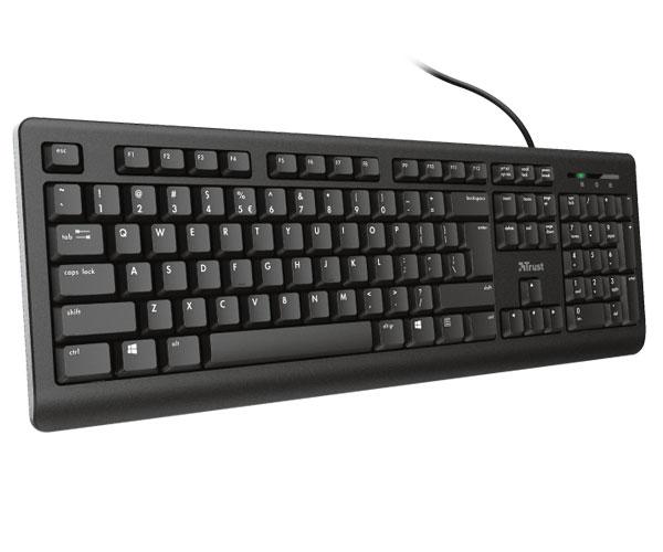 Teclado multimedia Usb Trust TK-150 / Tamaño compacto / Teclado Silenciado / Resistente a derrames - Imagen 3