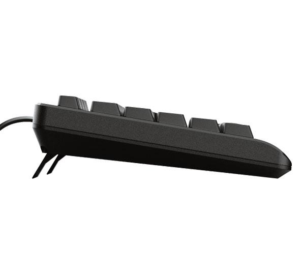 Teclado multimedia Usb Trust TK-150 / Tamaño compacto / Teclado Silenciado / Resistente a derrames - Imagen 4