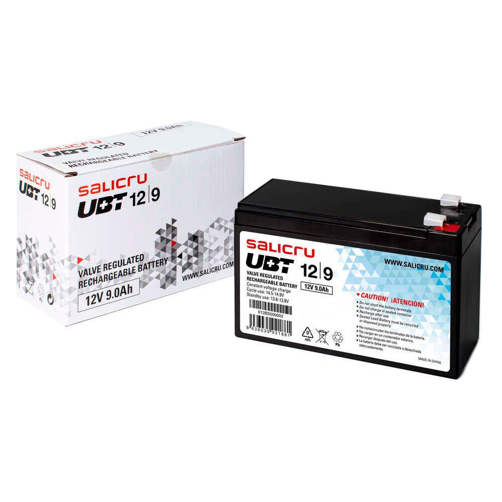 Bateria Sai Salicru UBT12/9 / 12V / 9Ah / VRLA - Imagen 2