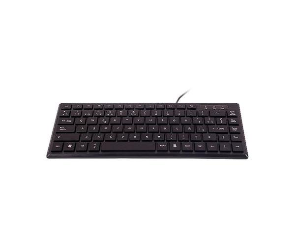 Teclado Compacto Unykach KB 302 Mini / USB / 83 teclas / negro - Imagen 2