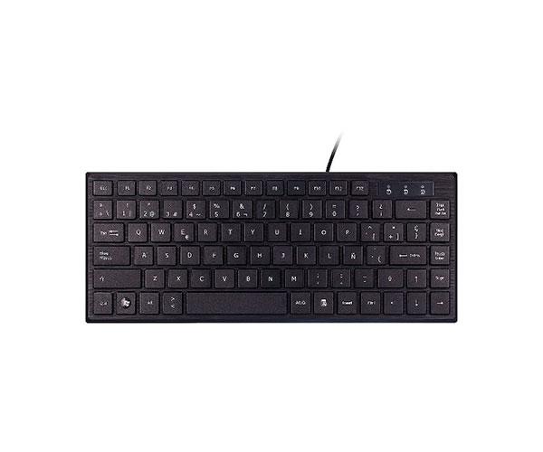 Teclado Compacto Unykach KB 302 Mini / USB / 83 teclas / negro