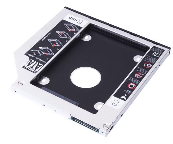 Adaptador aluminio HDD/SSD portatil de 9mm / Unykach / UNYKA50551