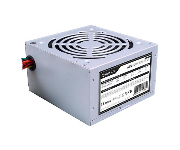 Fuente alimentacion ATX 500w Unykach / 20+4 Pines / Plata UNYKA52099 - Imagen 2