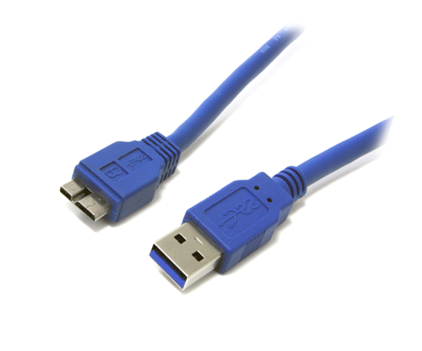 Cable USB 3.0 a Micro USB 3.0 Tipo B M/M / 0.5m / Cablexpert CCP-MUSB3-AMBM-0.5M