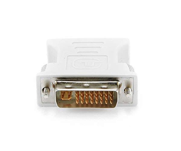 Adaptador DVI-I 24+5 macho a VGA hembra / Blanco / Cablexpert a-dvi-vga - Imagen 2