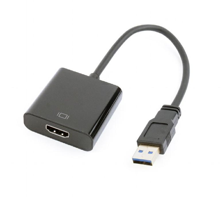 Adaptador Video Usb 3.0 a Hdmi Negro / A-USB3-HDMI-02
