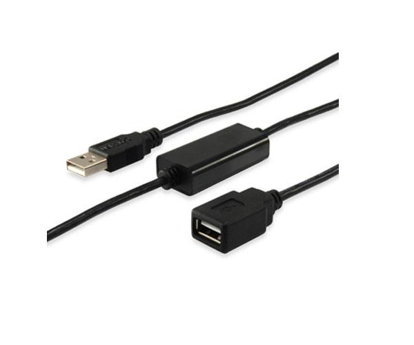 Cable USB amplificador activo USB 2.0 a/m 10 metros / Equip 133310