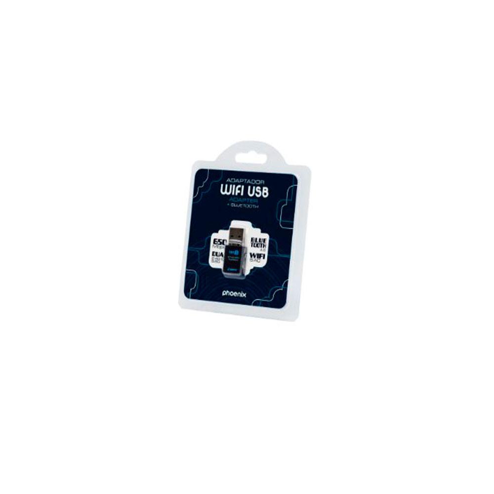 Adaptador Mini USB wifi DualBand + Bluetooth Phoenix 650mbps / WA-650MB - Imagen 2