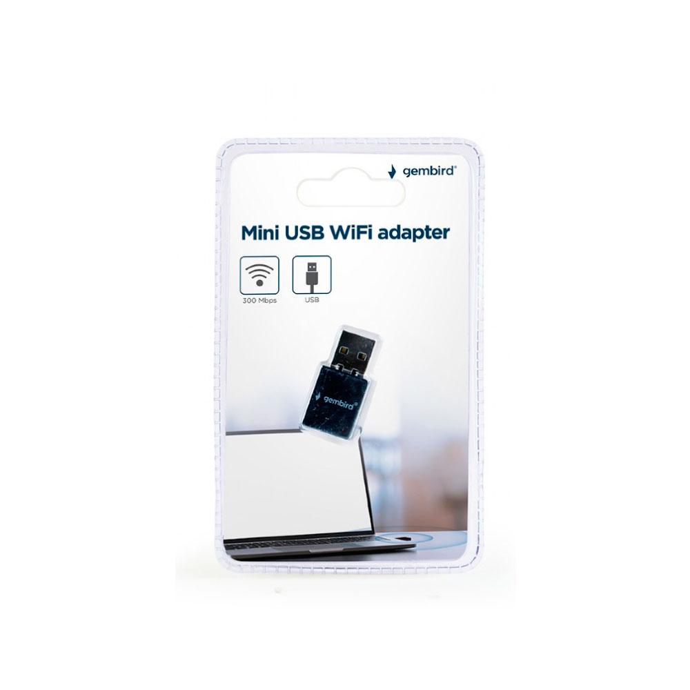 Tarjeta de red USB Wifi Nano / 300 MBPS / Gembird / WNP-UA300-01 - Imagen 2