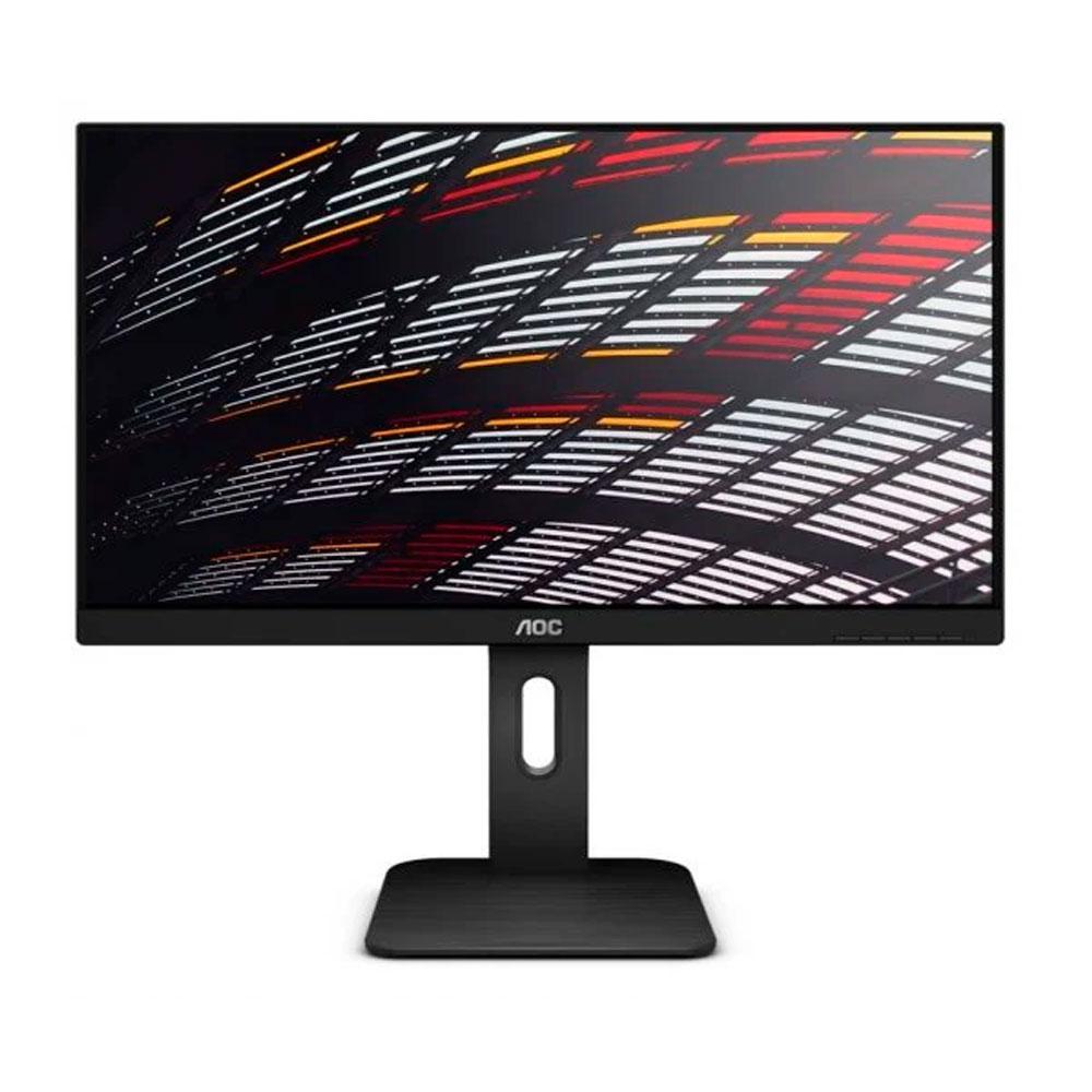 Monitor Reacondicionado LED AOC 24P1 23.6 / VGA-HDMI-DVI / Altavoces incorporados / Negro / CABLE DE VIDEO Y CORRIENTE INCLUIDOS"
