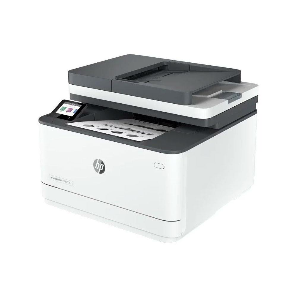 Impresora Multifuncion HP Laserjet Pro MFP 3102fdn / Monocromo / Duplex / Fax / A4 / Blanca - Imagen 3