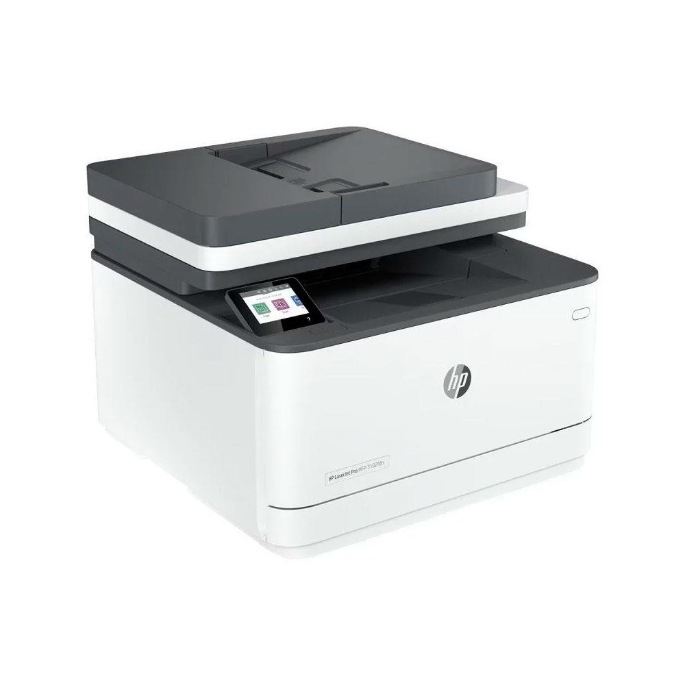 Impresora Multifuncion HP Laserjet Pro MFP 3102fdn / Monocromo / Duplex / Fax / A4 / Blanca - Imagen 4