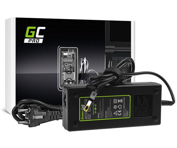 Cargador para portátil Lenovo 135W 20V 6.75A Conector rectangular GREENCELL / AD68P