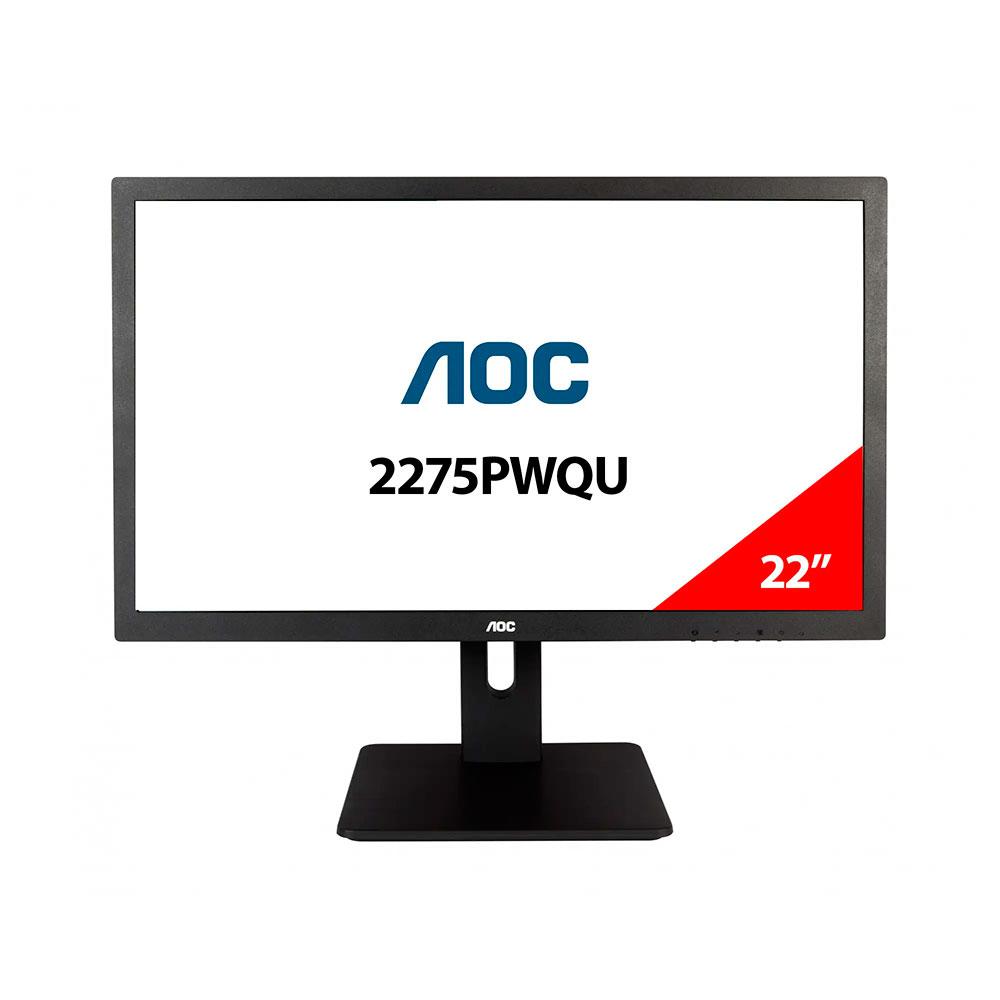Monitor Reacondicionado AOC e2060Swd 19.5 VGA / DVI / Negro / NUEVO EMBALAJE ROTO"