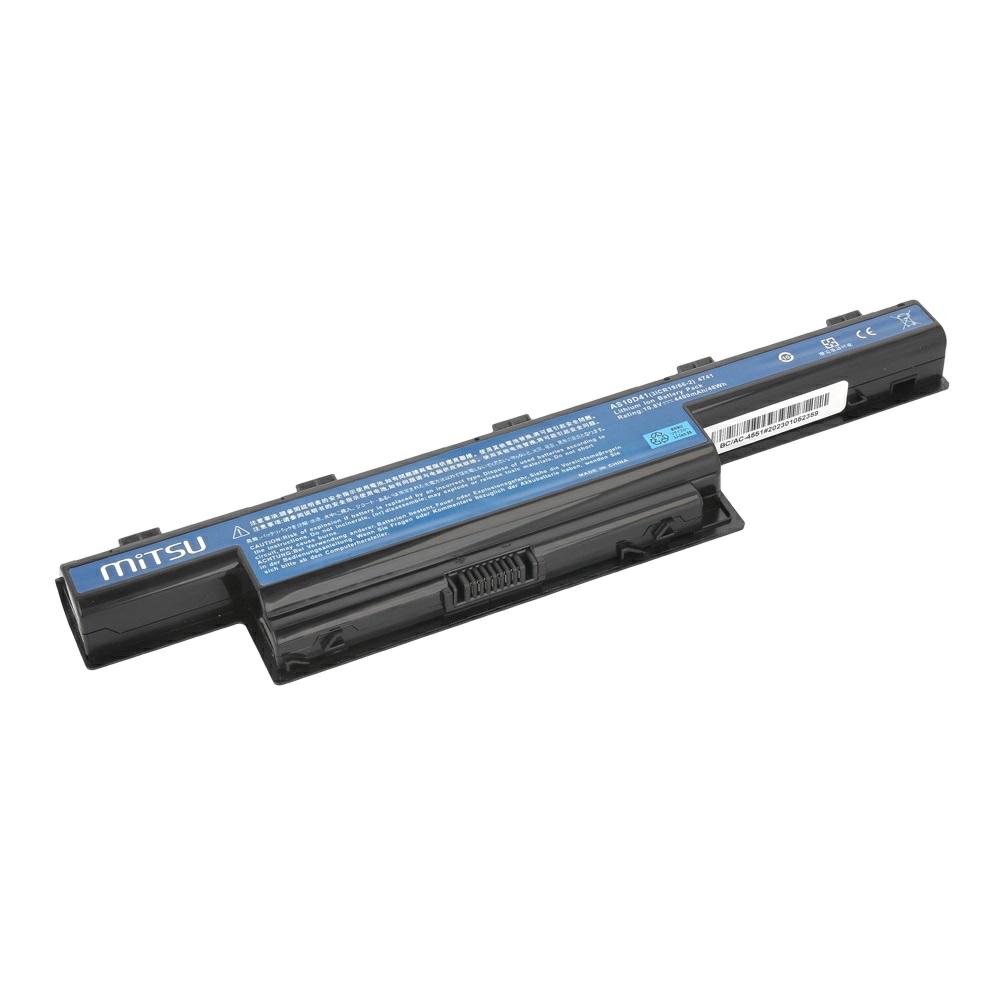 Batería compatible para portátil ACER AS10D51 11.1V 4400 mAh Mitsu - Imagen 2
