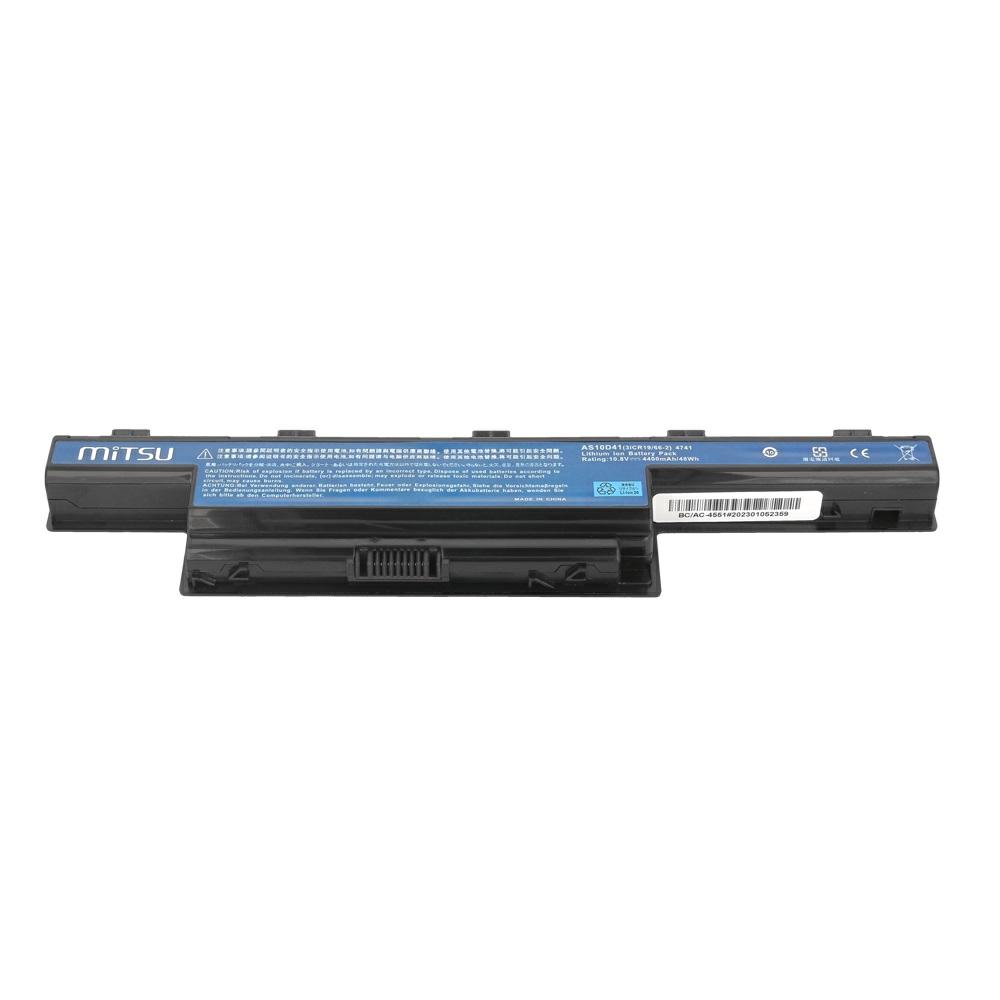 Batería compatible para portátil ACER AS10D51 11.1V 4400 mAh Mitsu - Imagen 3
