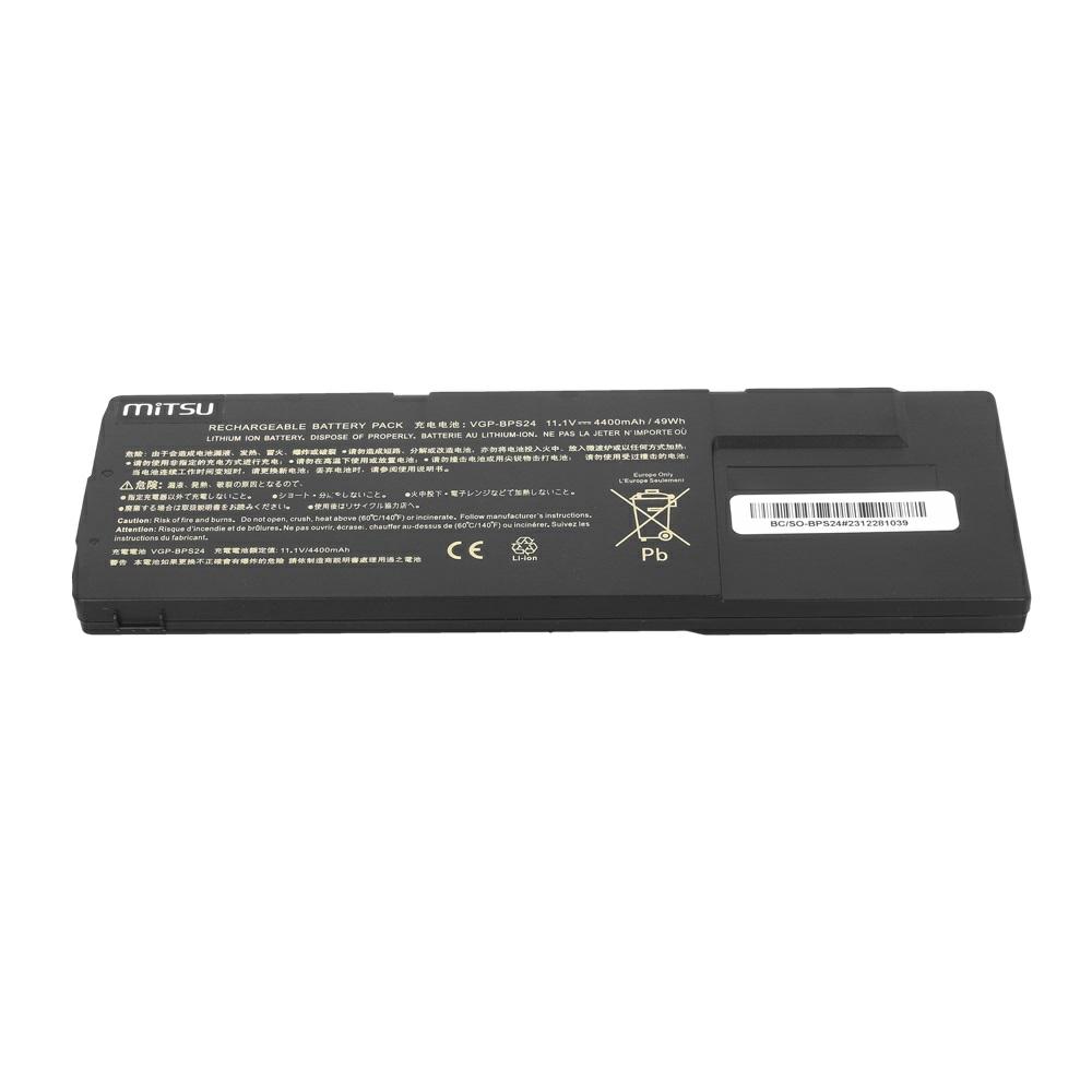 Batería compatible para portátil SONY BPS24 11.1V 4400 mAh Mitsu - Imagen 3