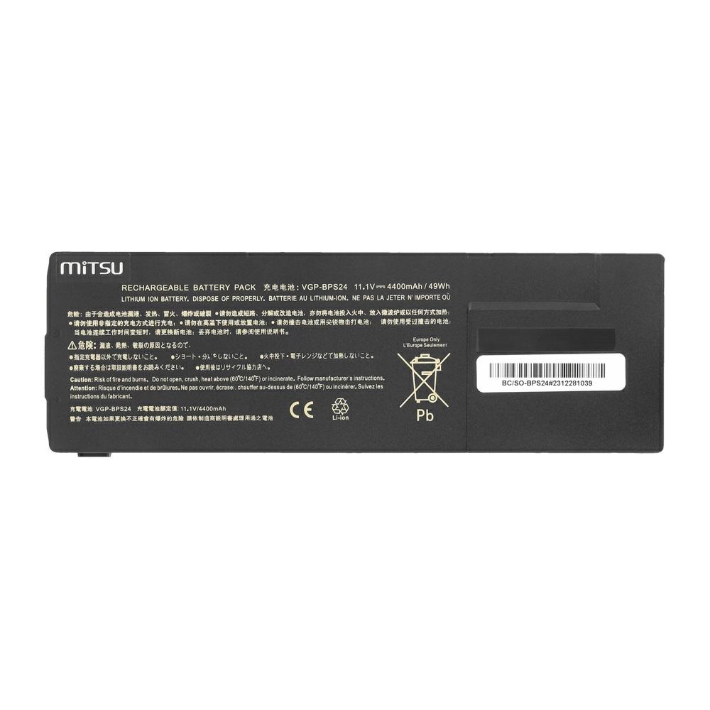 Batería compatible para portátil SONY BPS24 11.1V 4400 mAh Mitsu - Imagen 5