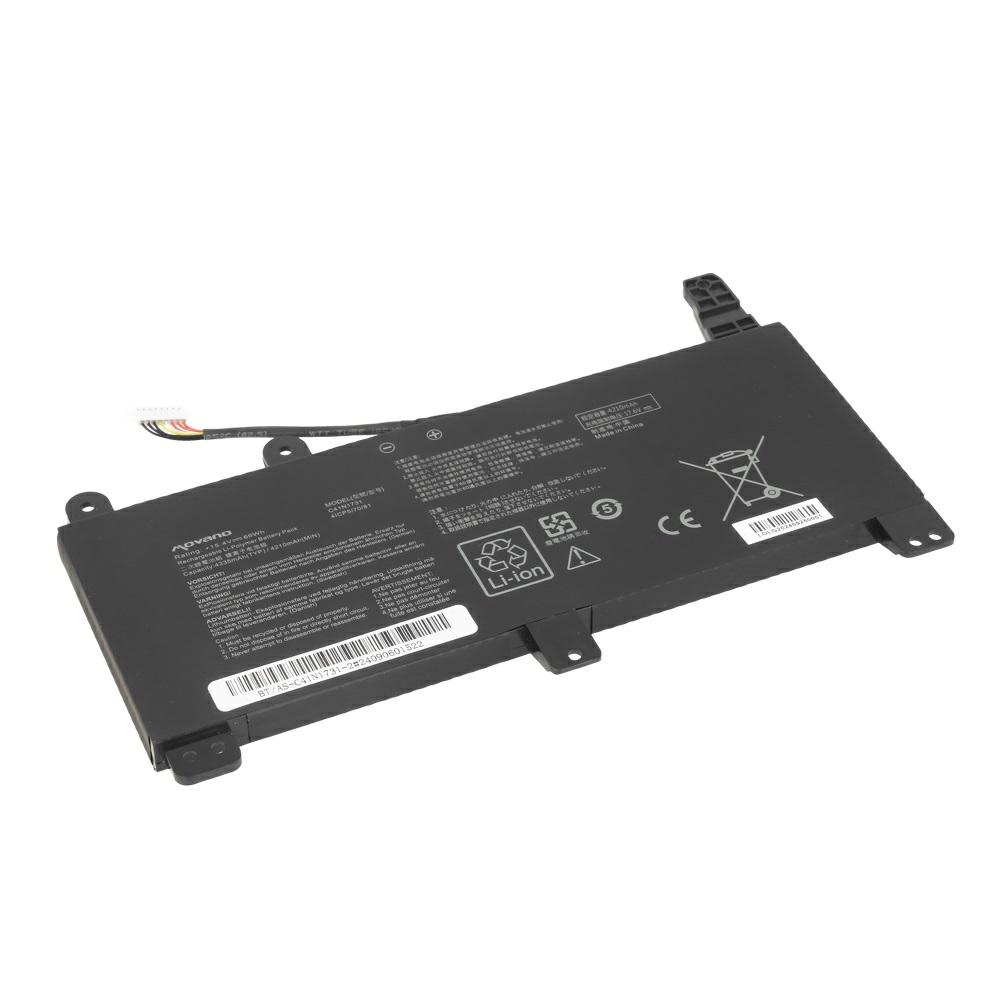 Batería compatible para portátil ASUS C41N1731-2 15.4V 4335mAh Movano - Imagen 2