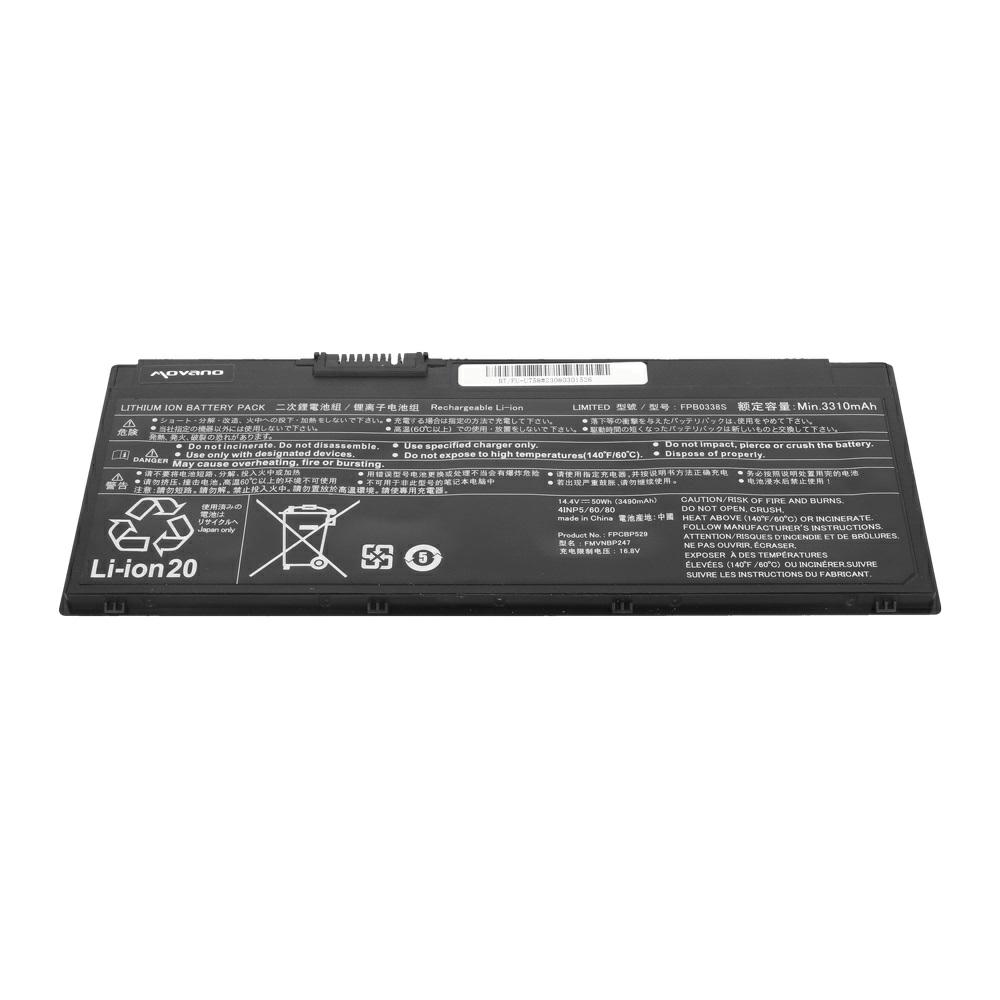 Batería compatible para portátil FUJITSU U758 14.4V 3490mAh Movano - Imagen 3