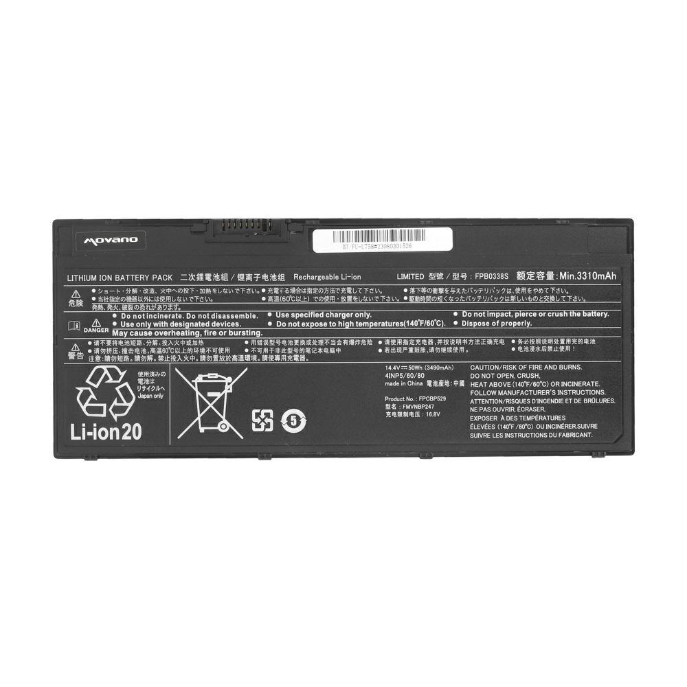 Batería compatible para portátil FUJITSU U758 14.4V 3490mAh Movano - Imagen 5