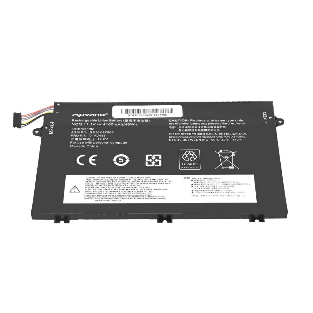 Batería compatible para portátil LENOVO L17C3P51 11.1V 4100mAh Movano - Imagen 3