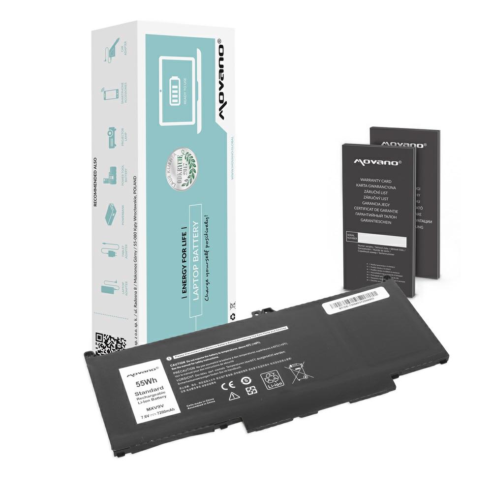 Batería compatible para portátil DELL 7300 7.6v 7200 mAh Movano