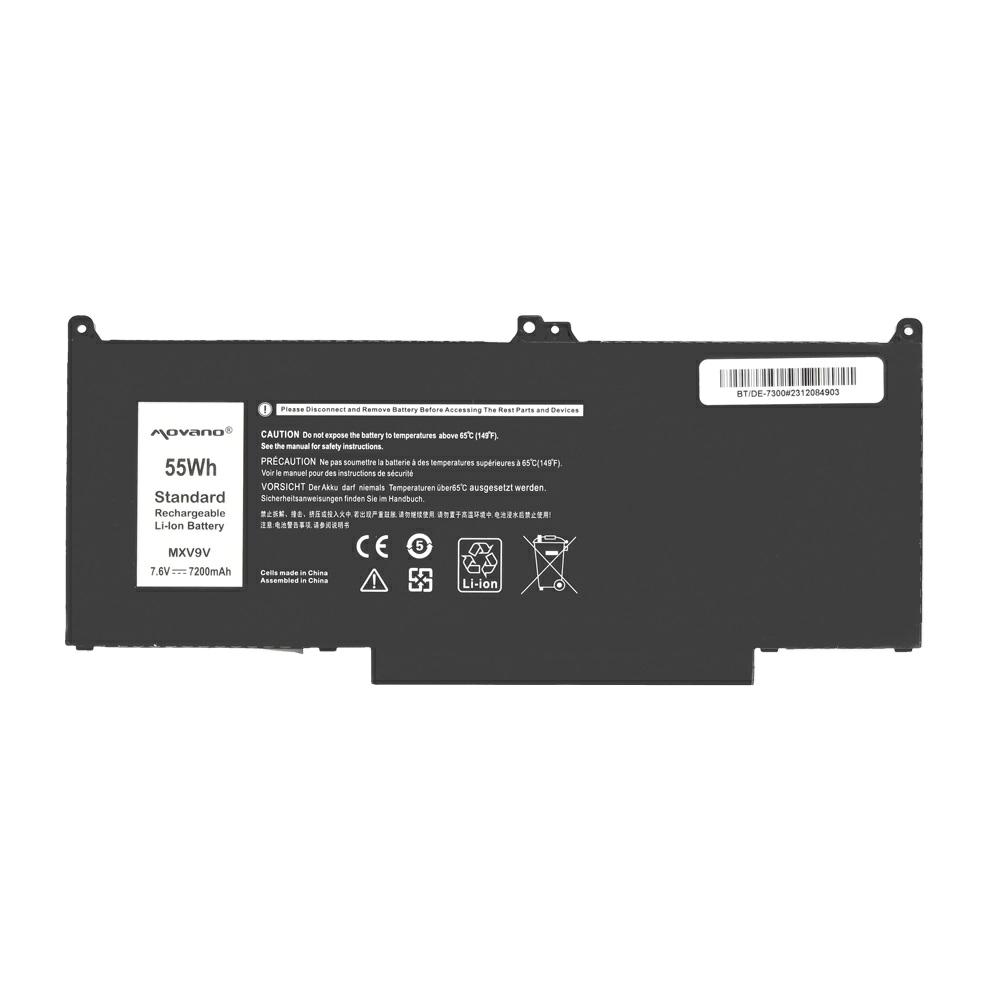 Batería compatible para portátil DELL 7300 7.6v 7200 mAh Movano - Imagen 5