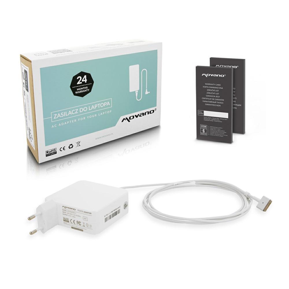 Cargador compatible para portátil APPLE 60W Magsafe 2 Movano