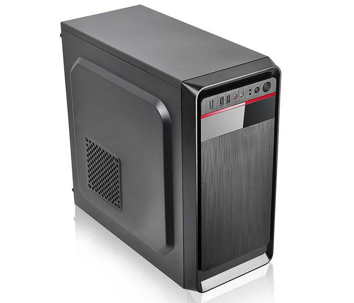 Caja Micro ATX L-Link Kluster + Fuente 500W / USB 3.0 / Negra - Imagen 2