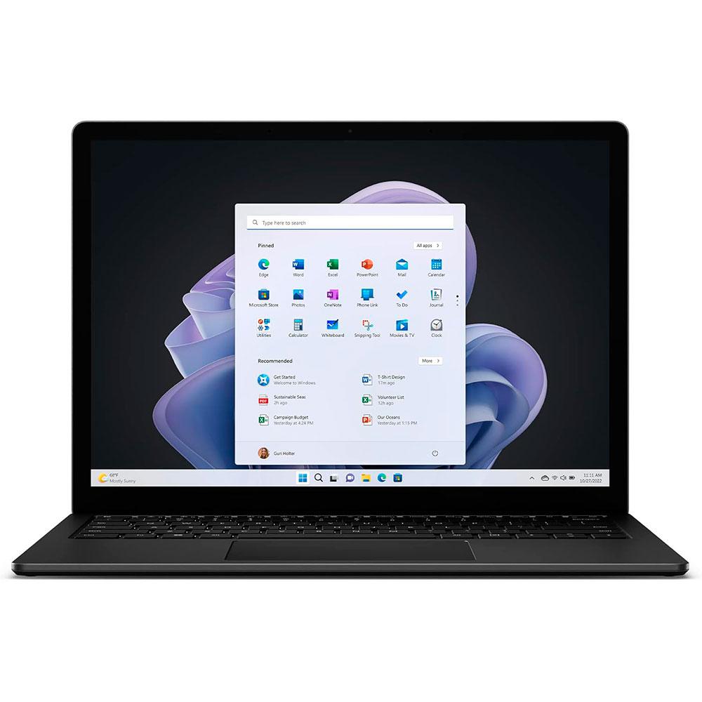 Portátil Reacondicionado MICROSOFT Surface Laptop 5 1979 13.5 / i7-12th / 16gb / 256 gb Ssd / Win 10 Pro / Teclado kit de pegatinas de conversión / Negra / Grado A" - Imagen 2