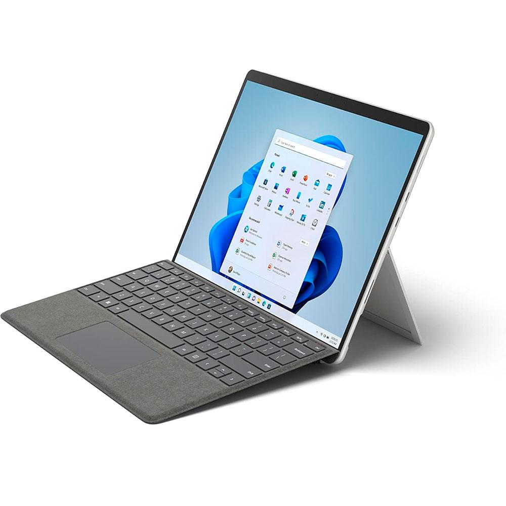 Portátil / Tablet Reacondicionado Microsoft Surface Pro 8 1982 13 táctil / I5-10th / 8GB / 256Gb SSD / Win 10 Pro / Teclado con kit de conversion / Gris Teclado Rojo / Grado A"