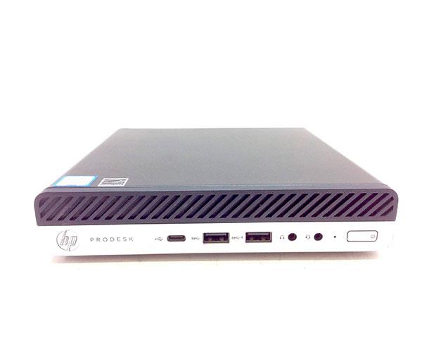 Ordenador Reacondicionado MINI HP 600 g4 / i5-8th / 8Gb / 256Gb M.2 / Win10 Pro / Sin cable trebol / Con VGA / Grado A
