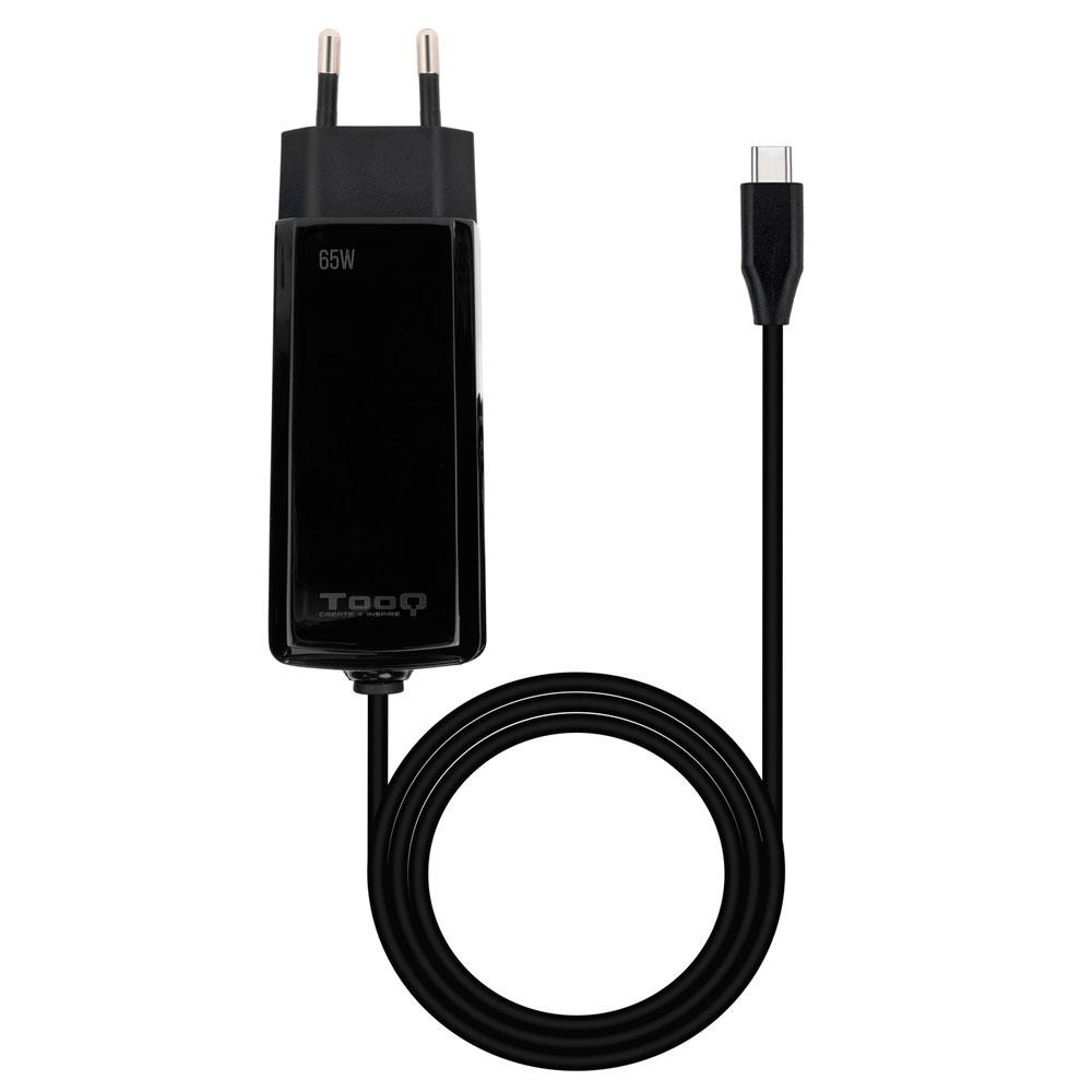 Cargador para portátil universal automático GAN 65W Type-C PD / Tooq / Negro / TQLC-USBCGAN65PD-C - Imagen 3