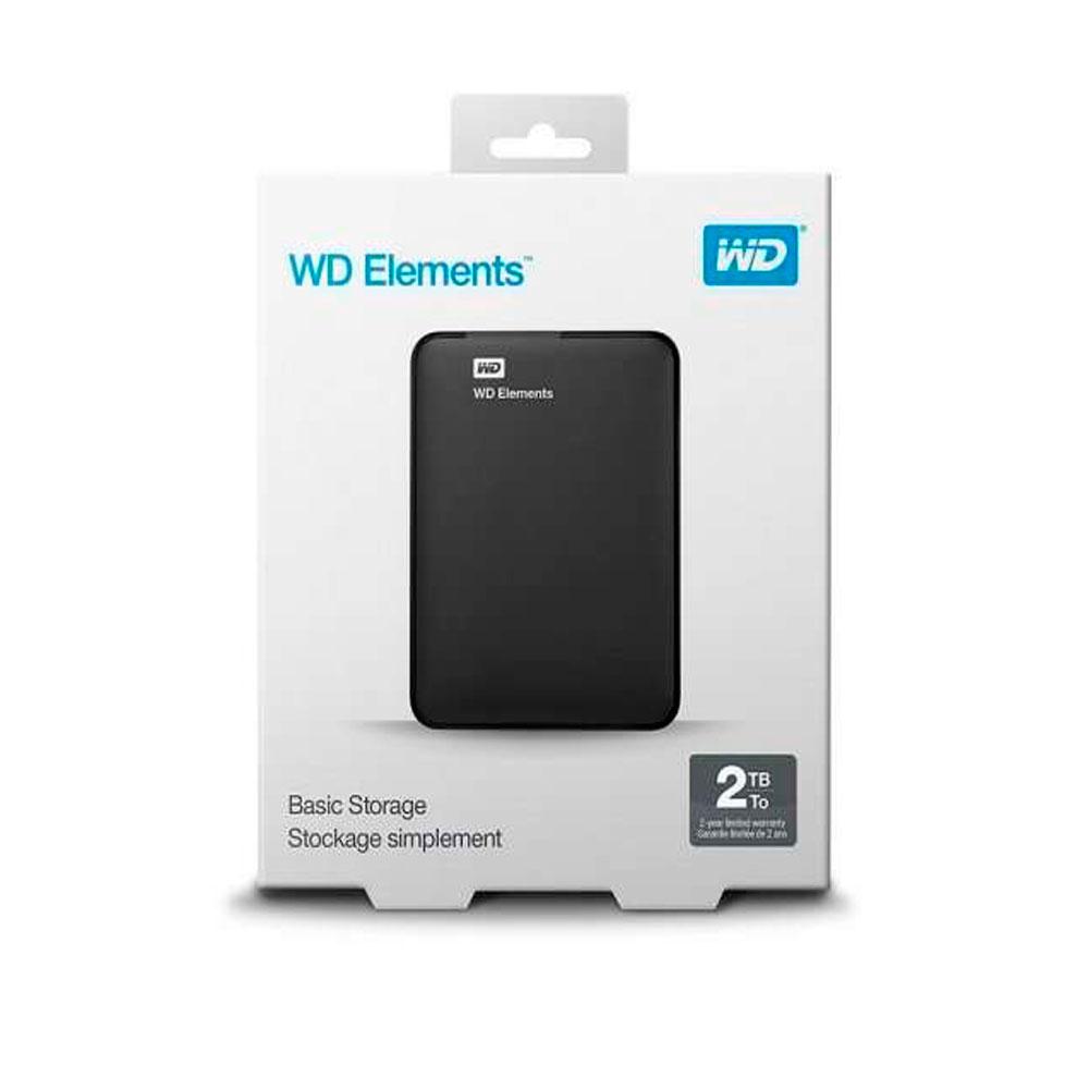 Disco duro externo 2.5 Western Digital Elements / 2Tb / USB 3.0 Gen 1 / WDBU6Y0020BBK-WESN" - Imagen 3